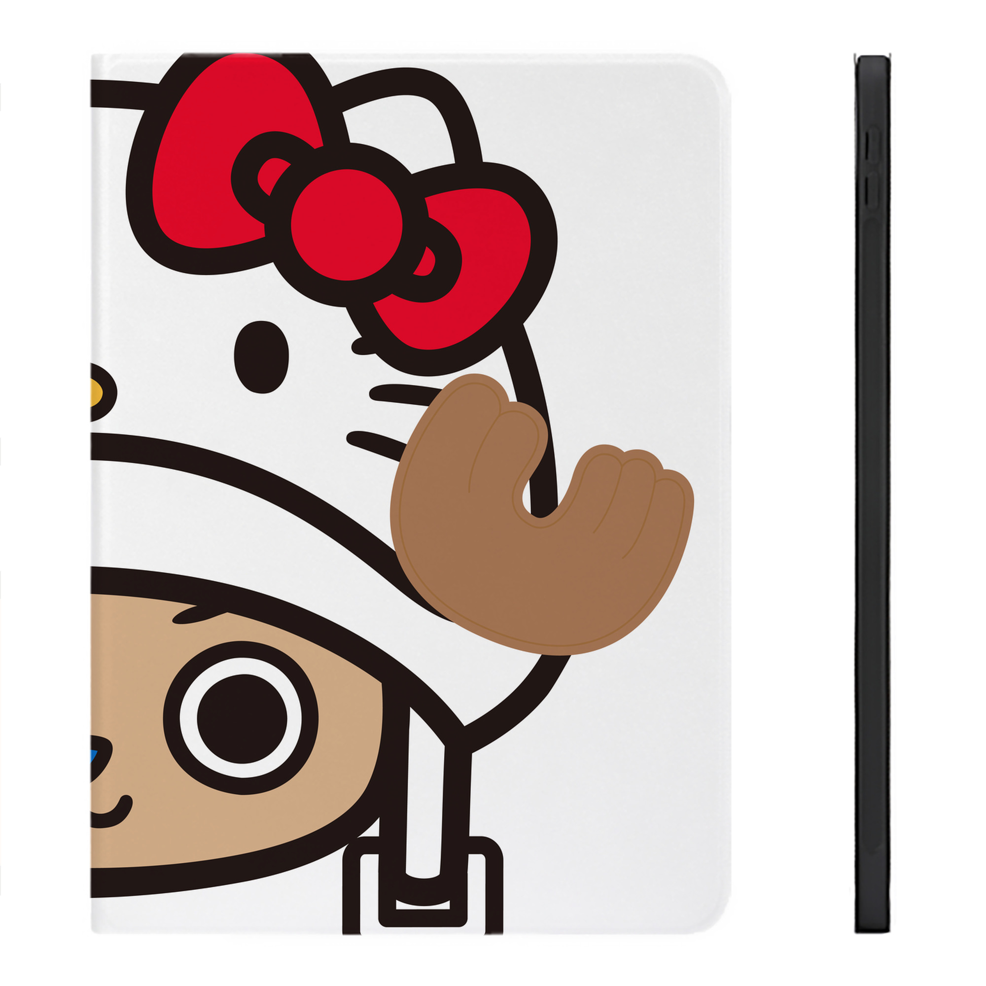 （画像用） Hello Kitty ハローキティ IPadケース ペンホルダー付き ブックスタイルデザイン